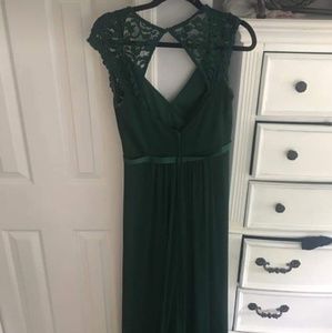 Green bridesmaids dress or eveningwear